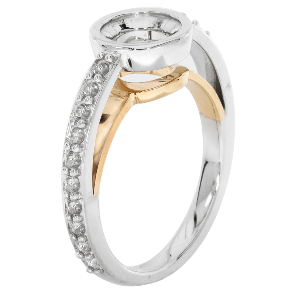 View BEZEL SET ENGAGEMENT RING