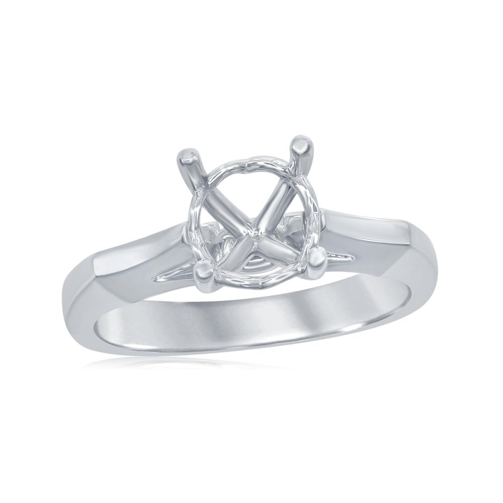 View FOUR PRONG SOLITAIRE WITH EURO SHANK