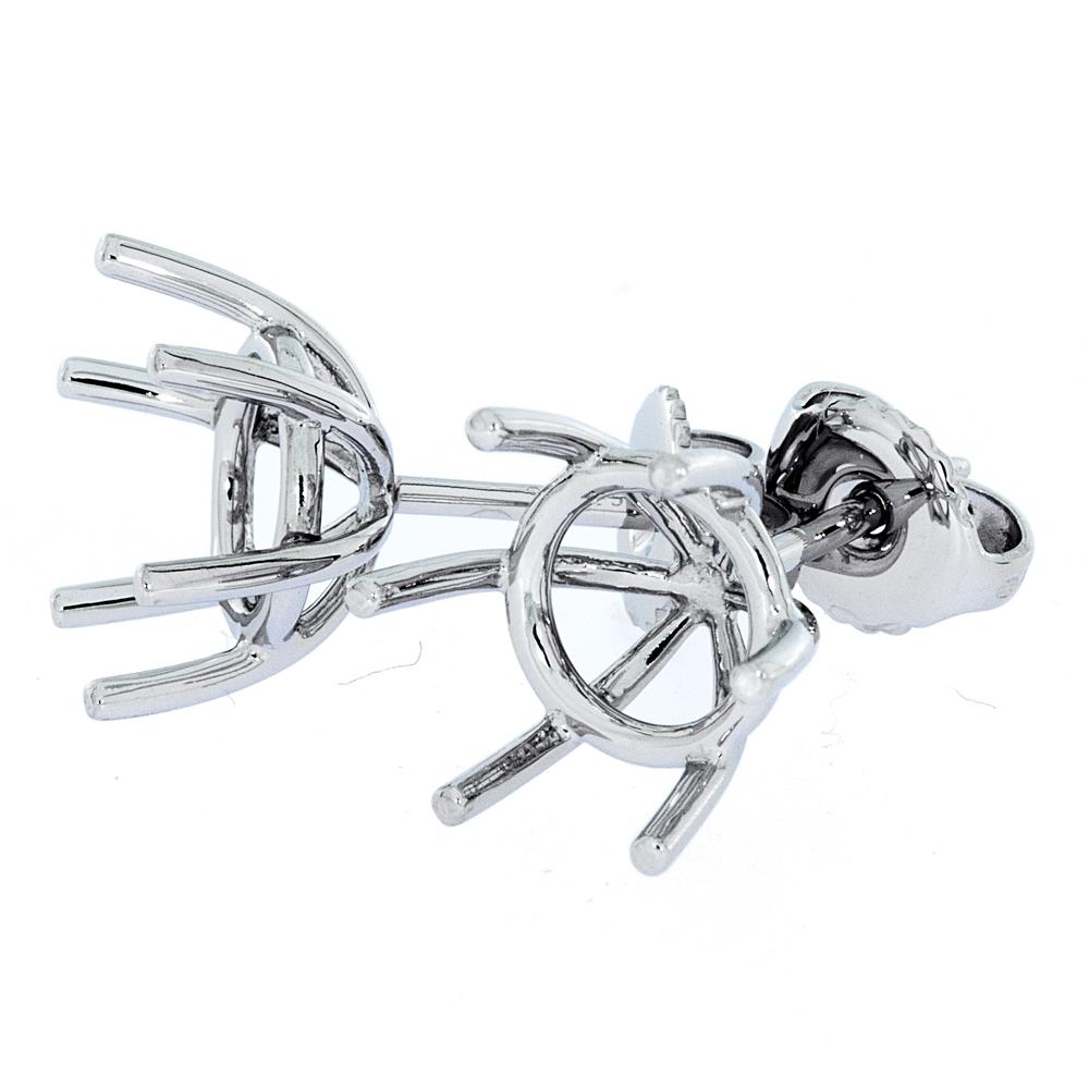 View SIX PRONG STUD EARRINGS